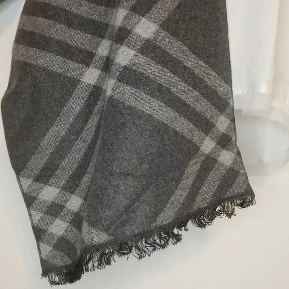 Cozy Wool Warm Tartan Checked Plaid Wrap Scarf - Picture 8 of 11